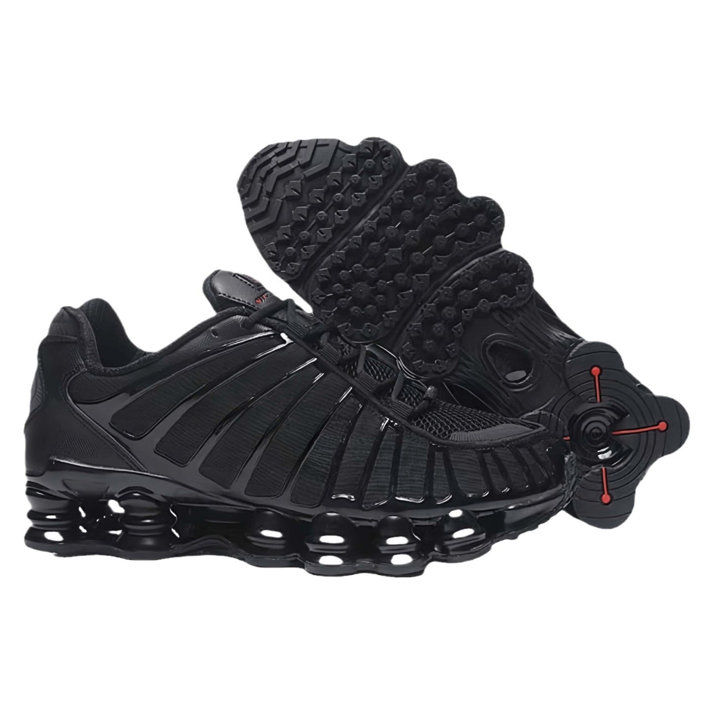 Putian Shoes Men's Sports Shoes Air Cushion Shoes Shock Absorption Breathable Heightening Casual Shoes Foreign Trade ShoxTL Pillar Shoes