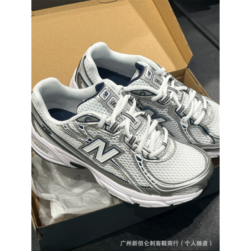 Putian Shoes New Balance Pure Original Mesh Nb740 Sports Shoes Versatile Men And Women Dad New Running Couple Men And Women