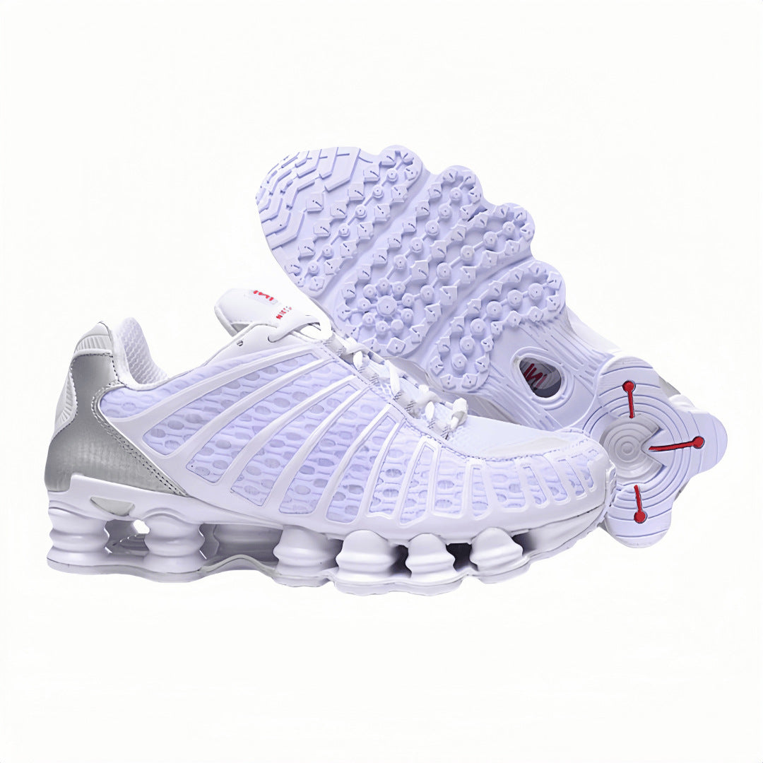 Putian Shoes Men's Sports Shoes Air Cushion Shoes Shock Absorption Breathable Heightening Casual Shoes Foreign Trade ShoxTL Pillar Shoes