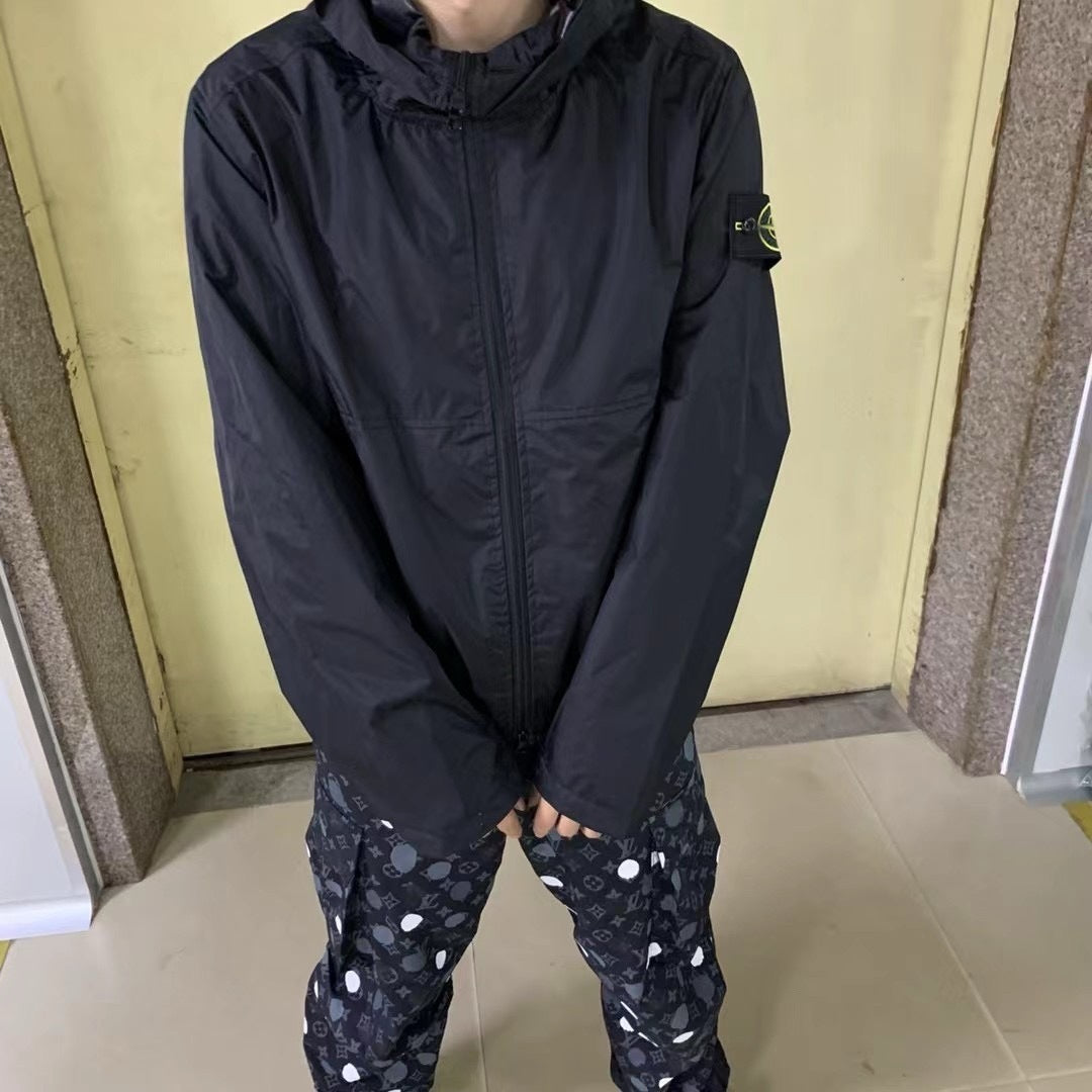 Cross Border STONE ISLAND Stone Hard Shell Windproof Waterproof Paulette GTX Outdoor Charge Jacket Coat