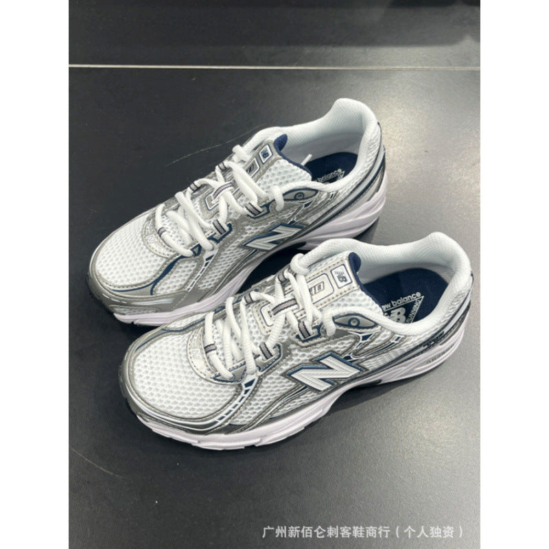 Putian Shoes New Balance Pure Original Mesh Nb740 Sports Shoes Versatile Men And Women Dad New Running Couple Men And Women