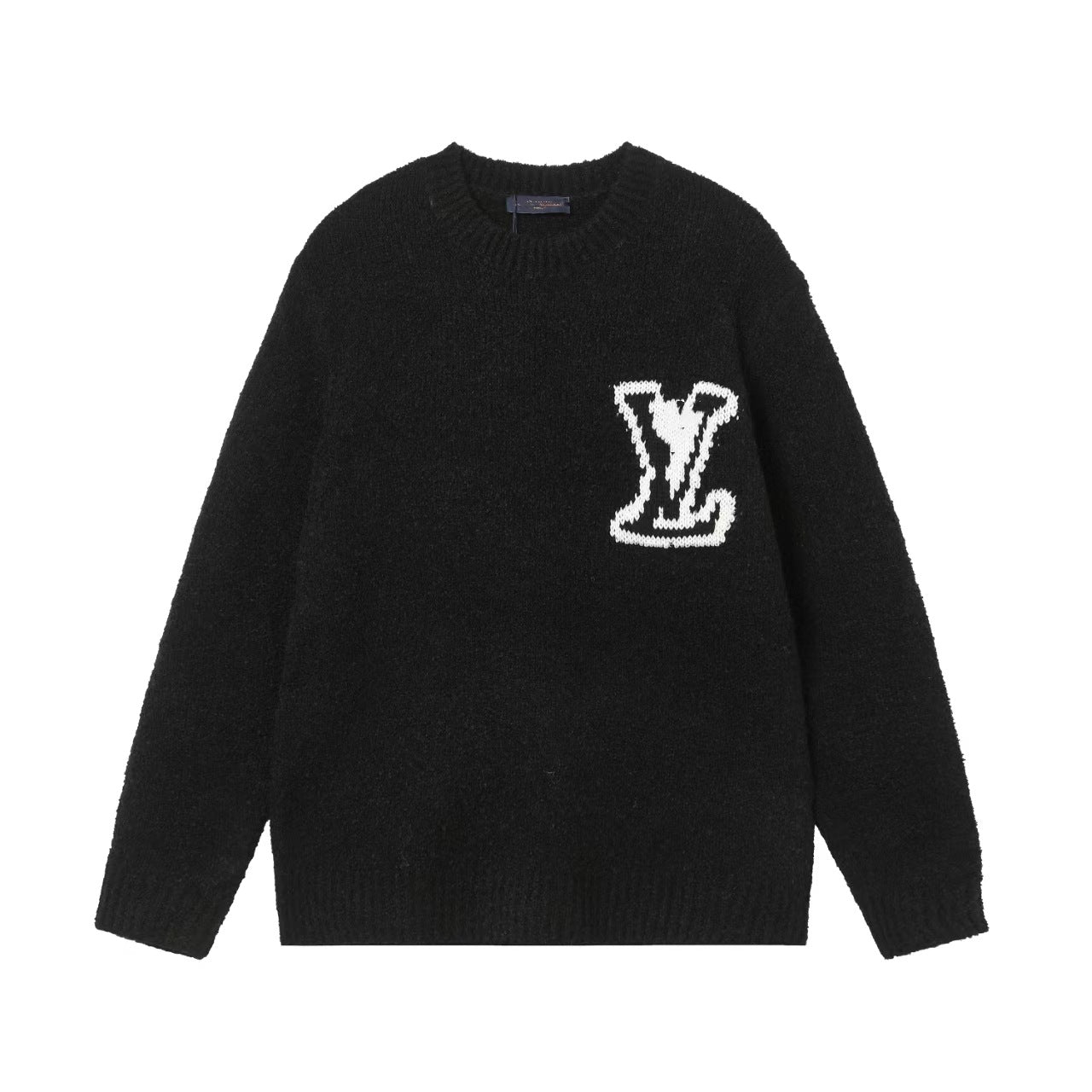 "Correct Version" 25 Donkey L Family Sweater Crewneck Fall/Winter Men's And Women's New Jacquard Turtleneck Lazy Wind Sweater
