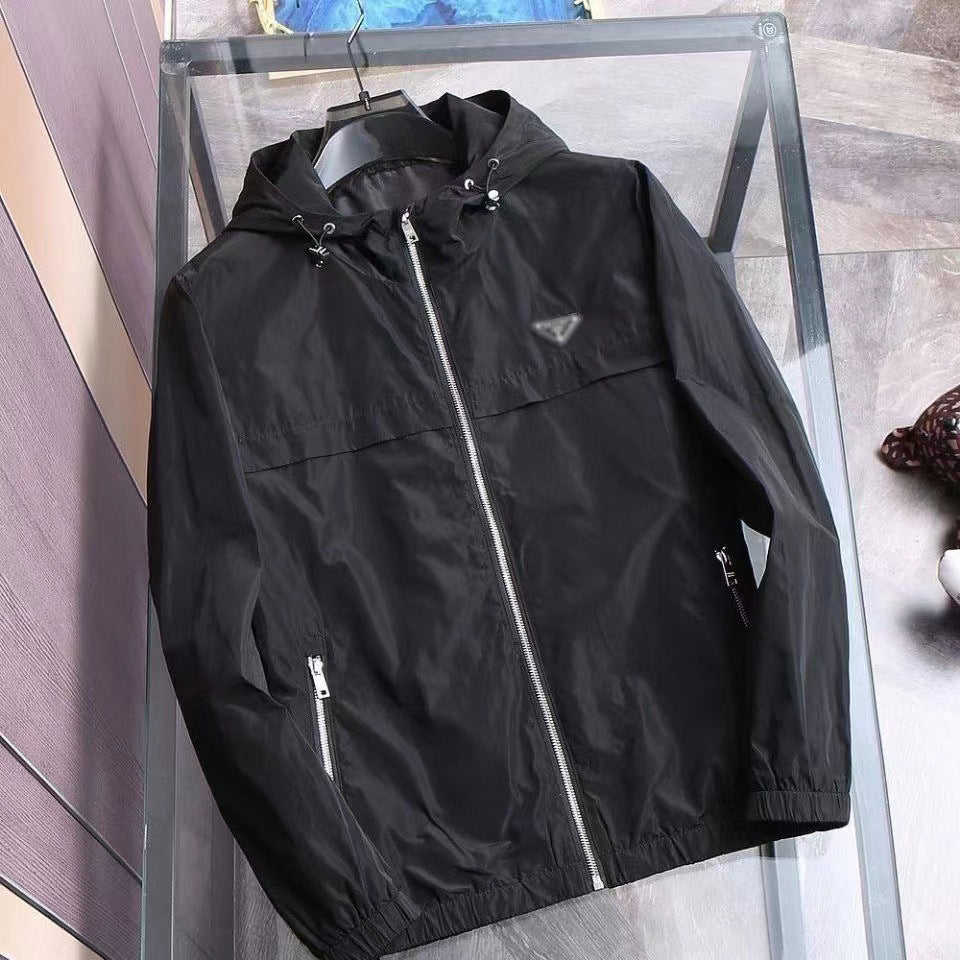 Autumn New Casual Hooded Sports Jacket Casual All-match Men's Jacket Slim-fit Windproof Men's Jacket In Stock