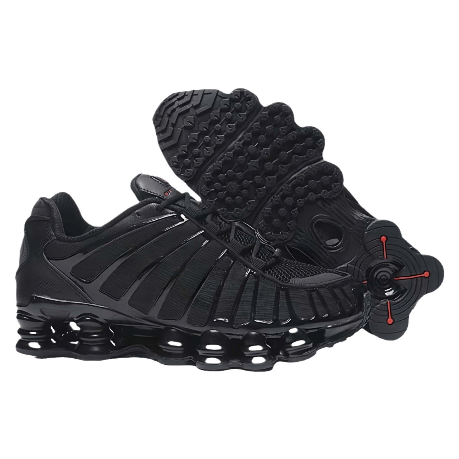 Putian Shoes Men's Sports Shoes Air Cushion Shoes Shock Absorption Breathable Heightening Casual Shoes Foreign Trade ShoxTL Pillar Shoes