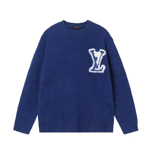 "Correct Version" 25 Donkey L Family Sweater Crewneck Fall/Winter Men's And Women's New Jacquard Turtleneck Lazy Wind Sweater